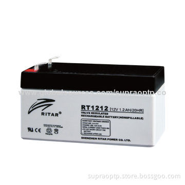 Generator Part, Sealed Lead-acid Battery, 1.2Ah Nominal Capacity, Rechargeable